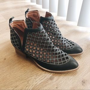 Jeffrey Campbell Cutout Ankle Boots